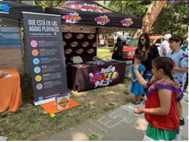 Photo of kids participating at Cinco de Mayo event